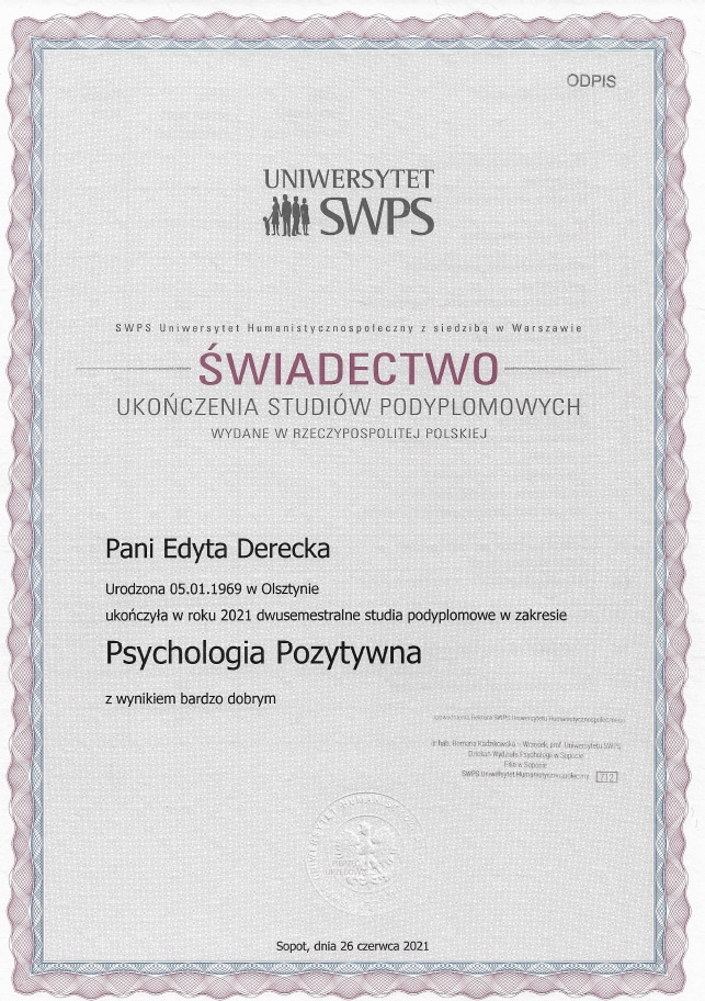 edyta-derecka-psychologia-pozytywna-dyplom